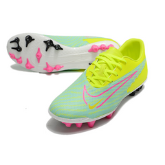 Chuteira Campo Nike Phantom GX Academy AG Amarela, Verde e Rosa - VENI Futebol