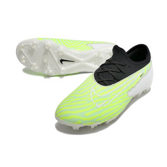 Chuteira Campo Nike Phantom GX Academy FG Branca, Verde e Preta - VENI Futebol