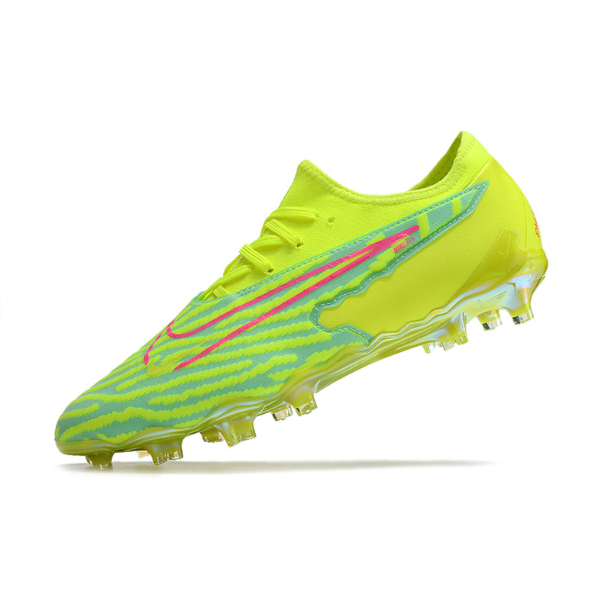 Chuteira Campo Nike Phantom GX Academy FG Verde e Rosa - VENI Futebol