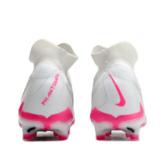 Chuteira Campo Nike Phantom GX Elite DF FG Branca e Rosa - VENI Futebol