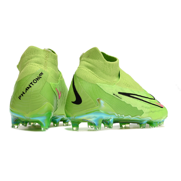 Chuteira Campo Nike Phantom GX Elite DF FG Verde e Preta - VENI Futebol