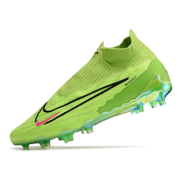 Chuteira Campo Nike Phantom GX Elite DF FG Verde e Preta - VENI Futebol