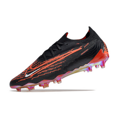 Chuteira Campo Nike Phantom GX Elite FG Preta e Vermelha - VENI Futebol