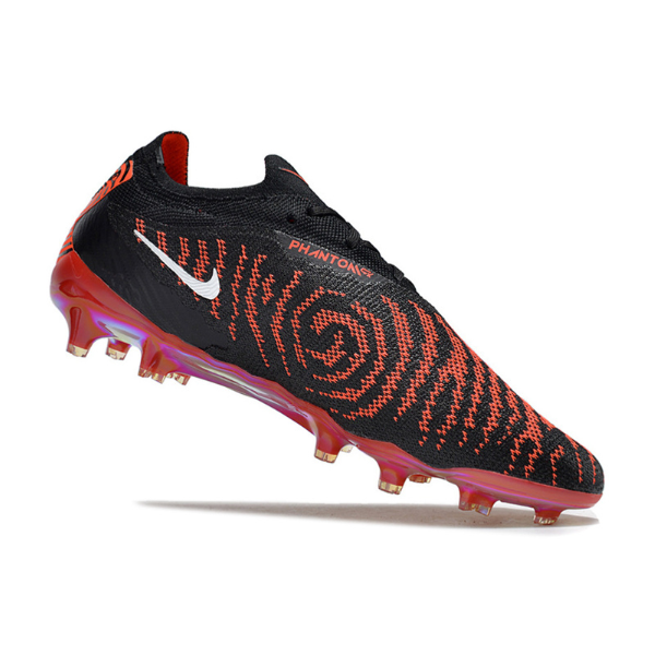 Chuteira Campo Nike Phantom GX Elite FG Preta e Vermelha - VENI Futebol