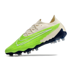 Chuteira Campo Nike Phantom GX Elite FG Verde e Branca - VENI Futebol