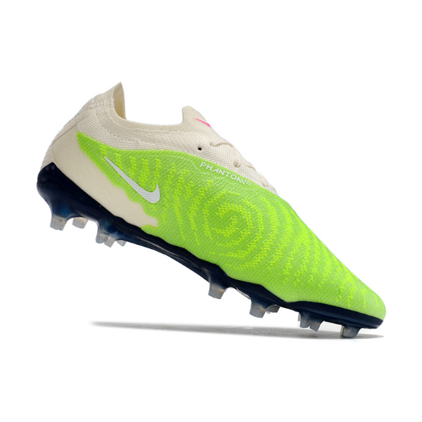 Chuteira Campo Nike Phantom GX Elite FG Verde e Branca - VENI Futebol