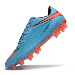 Scarpa da calcio Nike Phantom Hypervenom Elite blu e arancione per terreni compatti FG