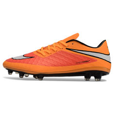 Scarpa da calcio Nike Phantom Hypervenom Elite arancione e rossa per terreni compatti FG