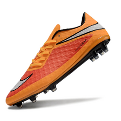 Scarpa da calcio Nike Phantom Hypervenom Elite arancione e rossa per terreni compatti FG