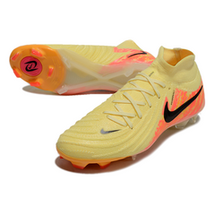 Scarpa da calcio Nike Phantom Luna 2 Elite gialla e rossa per terreni compatti FG
