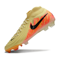 Scarpa da calcio Nike Phantom Luna 2 Elite gialla e rossa per terreni compatti FG