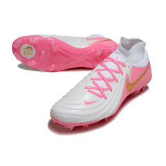 Nike Phantom Luna 2 Elite White and Pink Firm Ground FG Football Boot