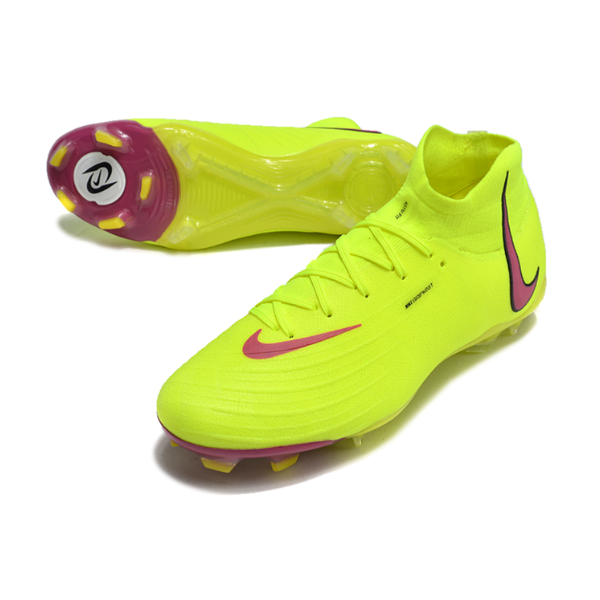 Chuteira Campo Nike Phantom Luna Elite FG Amarela e Rosa - VENI Futebol