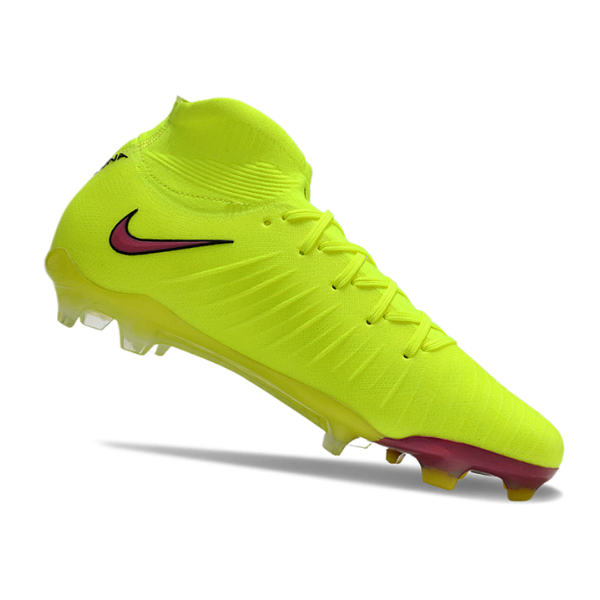 Chuteira Campo Nike Phantom Luna Elite FG Amarela e Rosa - VENI Futebol