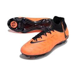 Chuteira Campo Nike Phantom Luna FG Laranja e Preta - VENI Futebol