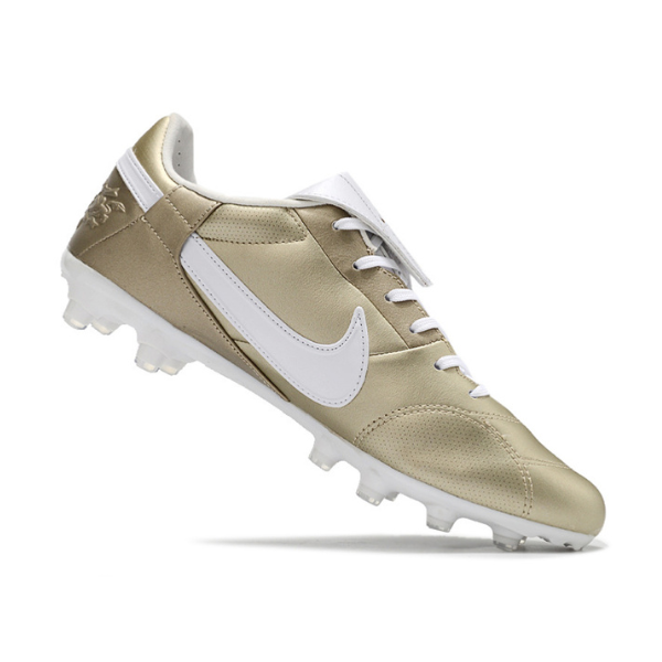 Chuteira Campo Nike Premier 3 FG Dourada - VENI Futebol