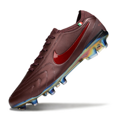 Botas de fútbol Nike Tiempo 10 Legend Luxe Elite Burgundy Italy Pack Firm Ground FG