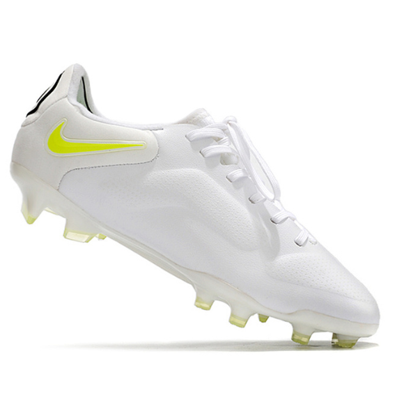 Chuteira Campo Nike Tiempo Legend 9 Elite FG Branca e Preta - VENI Futebol