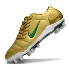 Nike Total 90 III Gold and Green Firm Ground FG Football Boot