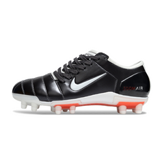 Scarpa da calcio Nike Total 90 III FG nera e rossa per terreni compatti