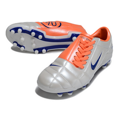 Nike Total 90 III Gray and Orange Firm Ground FG Football Boot