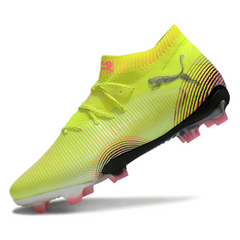 Puma Future 8 Yellow and Pink Firm Ground FG Football Boot