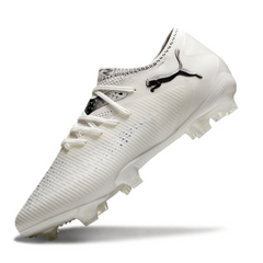 Puma Future 8 Low Cut White and Black Firm Ground FG Football Boot