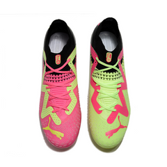 Chuteira Campo Puma Future Ultimate FG Verde e Rosa - VENI Futebol