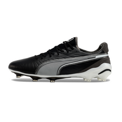 Scarpa da calcio Puma King Ultimate Eclipse Pack nera e grigia per terreni compatti FG
