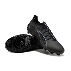 Scarpa da calcio Puma Ultra 5 Carbon Eclipse Pack nera e grigia per terreni compatti FG