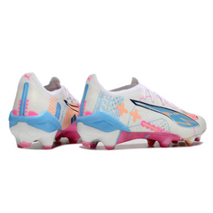 Scarpa da calcio Puma Ultra 5 Carbon Volume Up Pack nera e argento per terreni compatti FG