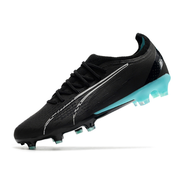 Chuteira Campo Puma Ultra Ultimate FG Preta e Azul - VENI Futebol