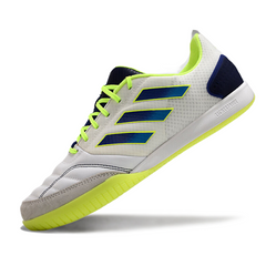 Scarpa da calcio da futsal Adidas Competition Top IC bianca, blu e verde