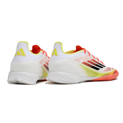 Botas de fútbol sala Adidas F50 Elite IC Pure Victory Pack blancas y negras