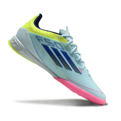 Scarpa da calcio da futsal Adidas F50 Elite IC Advancement Stellar Icon Pack nera e bianca