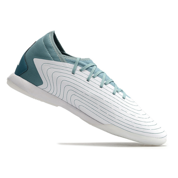 Chuteira Futsal Adidas Predator Accuracy.3 IC Branca e Azul - VENI Futebol
