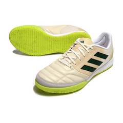 Scarpa da calcio indoor IC Adidas Competition Top Beige e verde