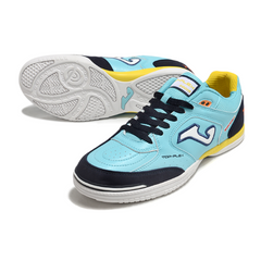 Bota de fútbol sala Joma Top Flex 24 IC azul claro y amarillo