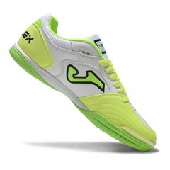 Bota de fútbol sala Joma Top Flex 24 IC blanca y verde