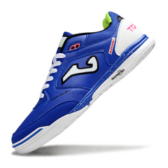 Scarpa da calcio indoor Joma Top Flex Rebound blu e bianca IC