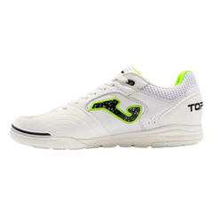 Scarpa da calcio indoor Joma Top Flex Rebound bianca, nera e verde