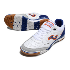 Joma Top Flex Rebound White and Blue Indoor IC Football Boot