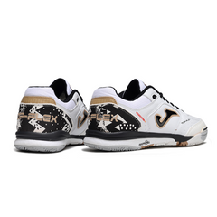 Joma Top Flex Rebound White and Black Indoor IC Football Boot