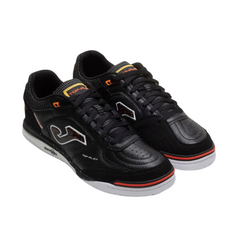 Scarpa da calcio indoor Joma Top Flex Rebound nera e arancione IC