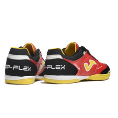 Joma Top Flex 24 IC Scarpa da calcio indoor IC nera rossa e gialla