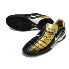 Nike Air Zoom Total 90 III Black and Gold Indoor IC Football Boot