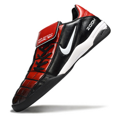Nike Air Zoom Total 90 III Black and Red Indoor IC Football Boot