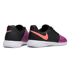 Scarpa da calcio Nike Lunar Gato II Indoor IC nera e viola
