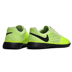 Nike Lunar Gato II IC Green and Black Indoor IC Football Boot