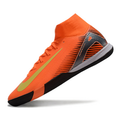 Nike Mercurial Superfly 10 Academy Orange and Yellow Indoor IC Football Boot